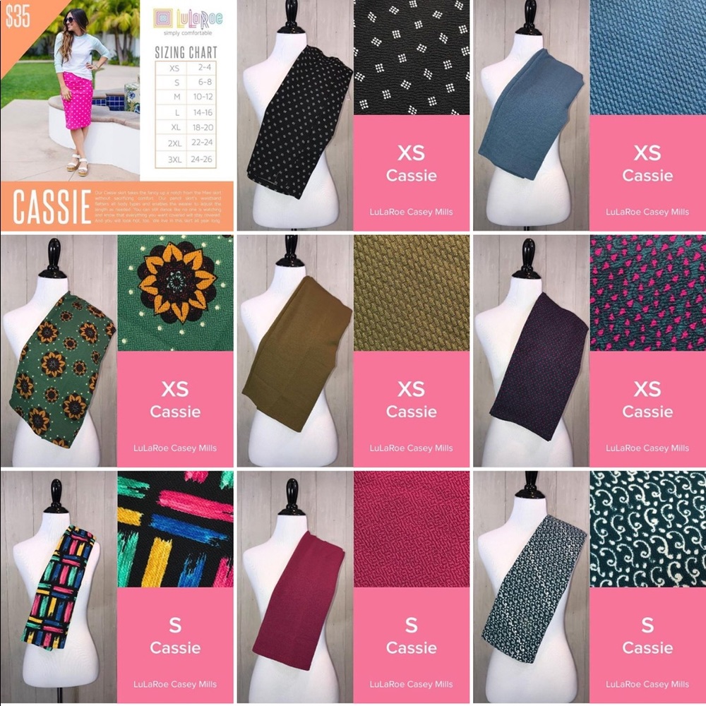 LuLaRoe Cassie Pencil Skirt